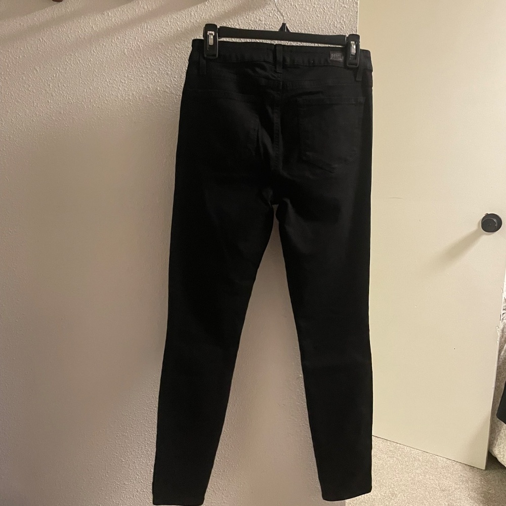 Paige Verdugo Ultra Skinny Black Jeans Denim Jeggings Size 28 - Picture 4 of 10
